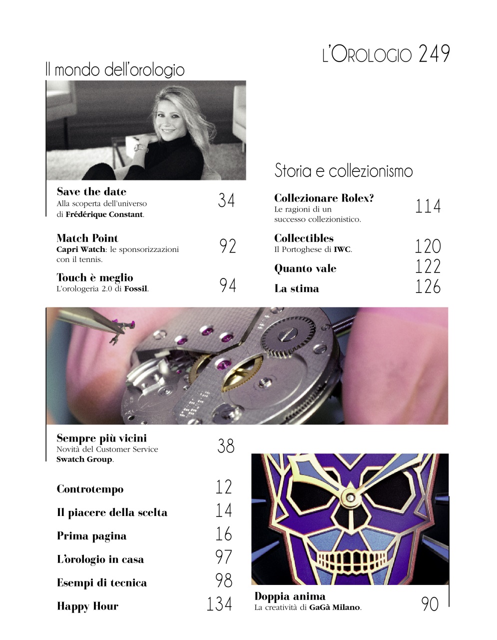 L'Orologio Preview Pages
