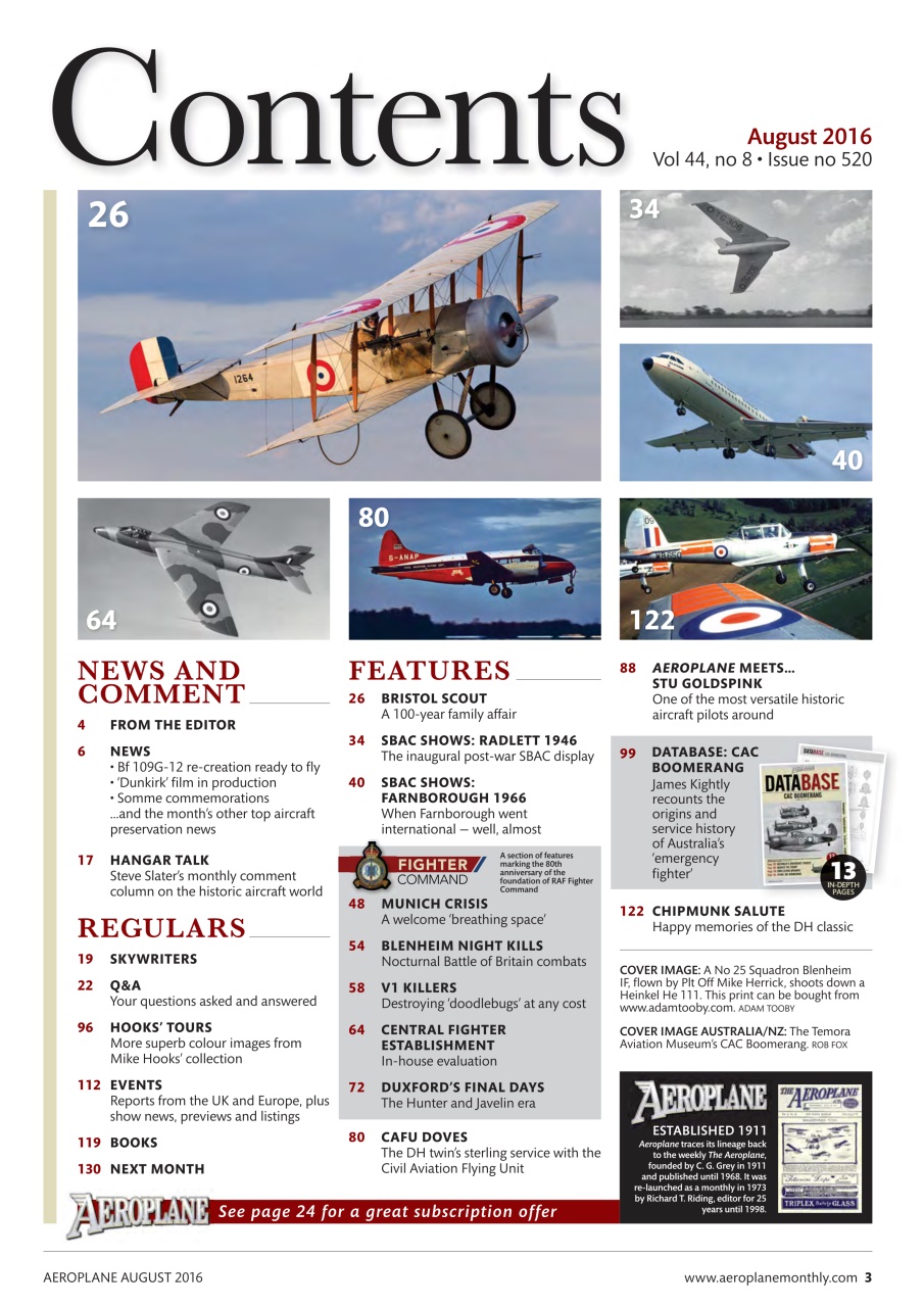 Aeroplane Preview Pages