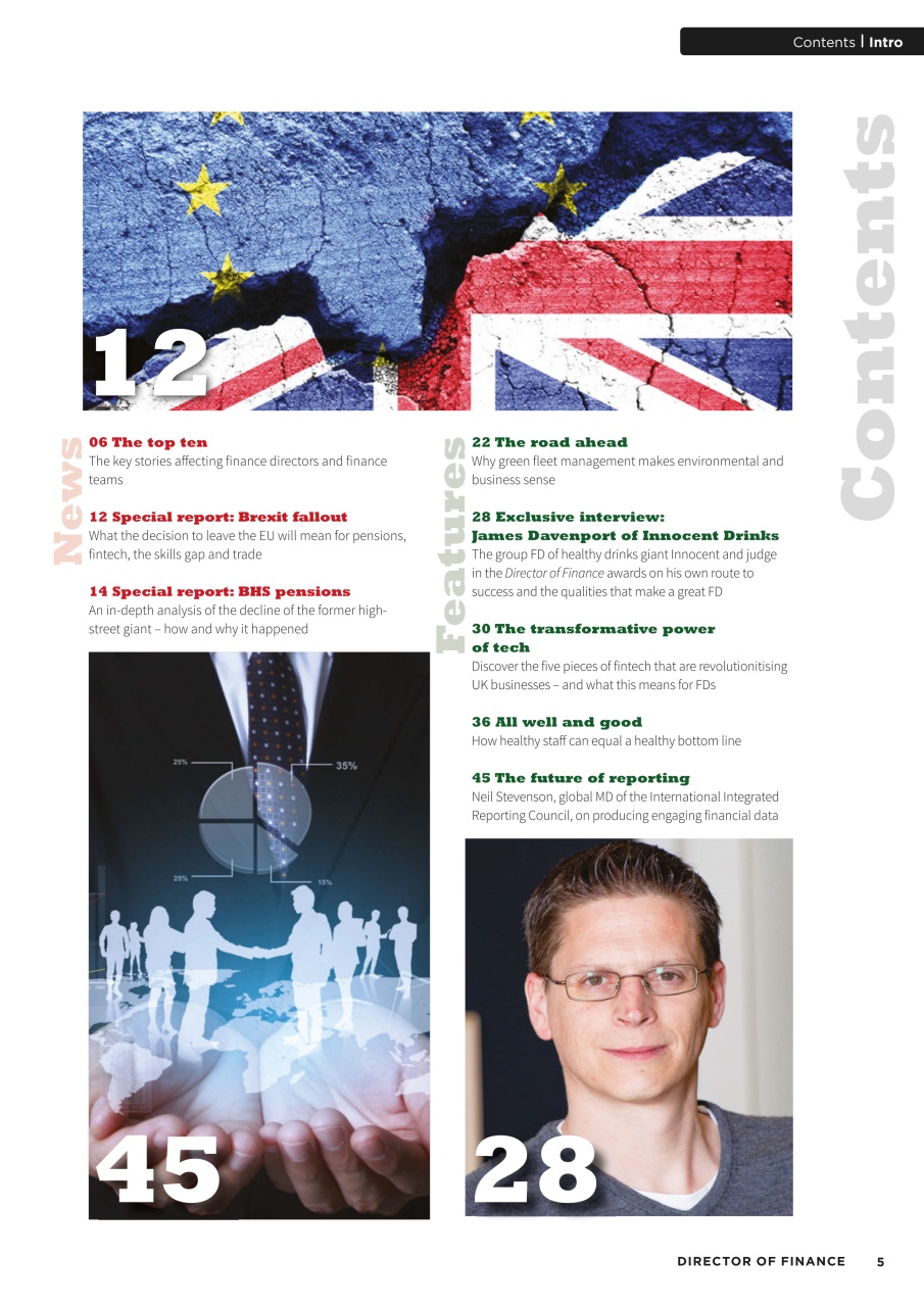 Director of Finance Preview Pages