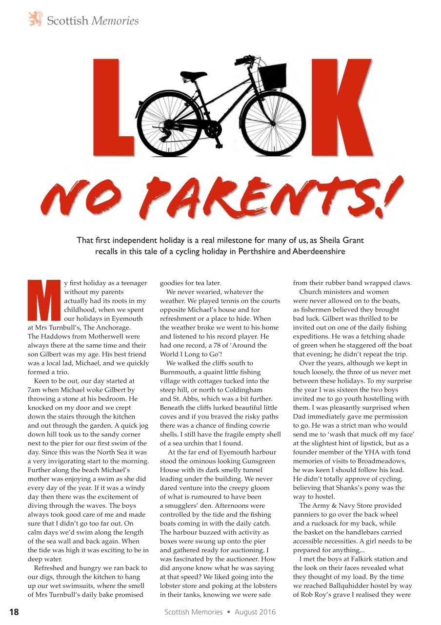 Scottish Memories Preview Pages