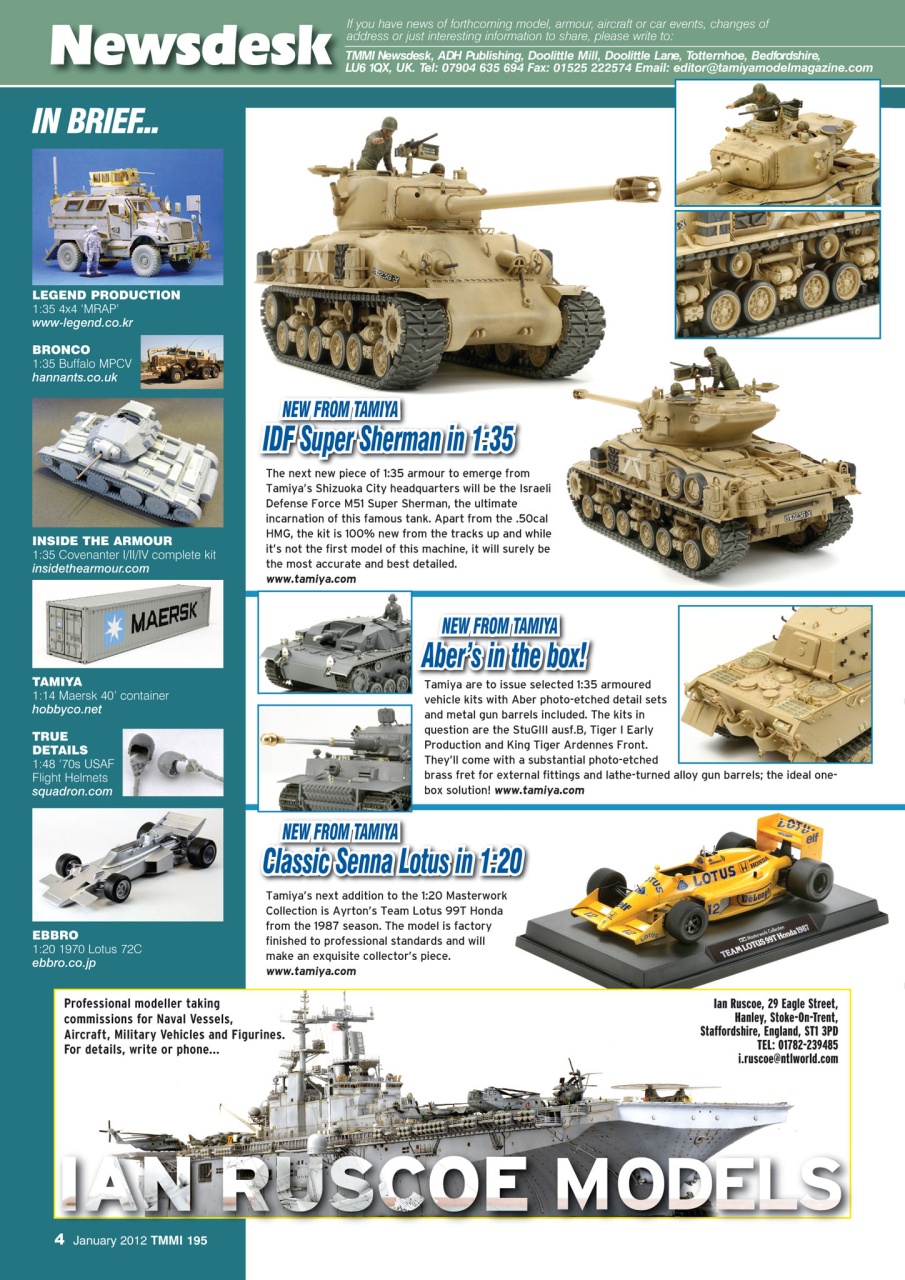 Tamiya Model Magazine Preview Pages