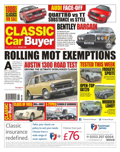 Classic Car Buyer issue 