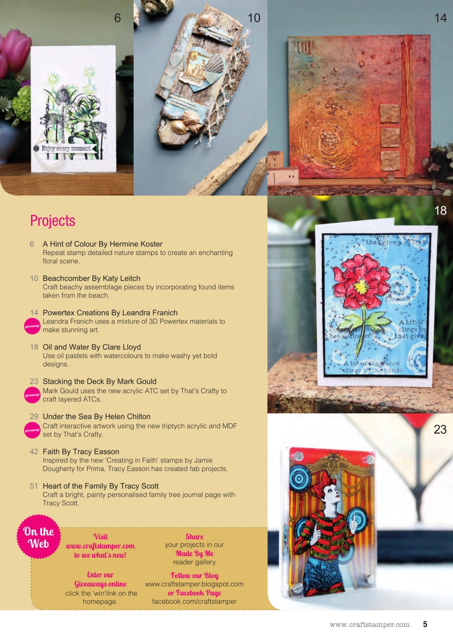 Craft Stamper Preview Pages