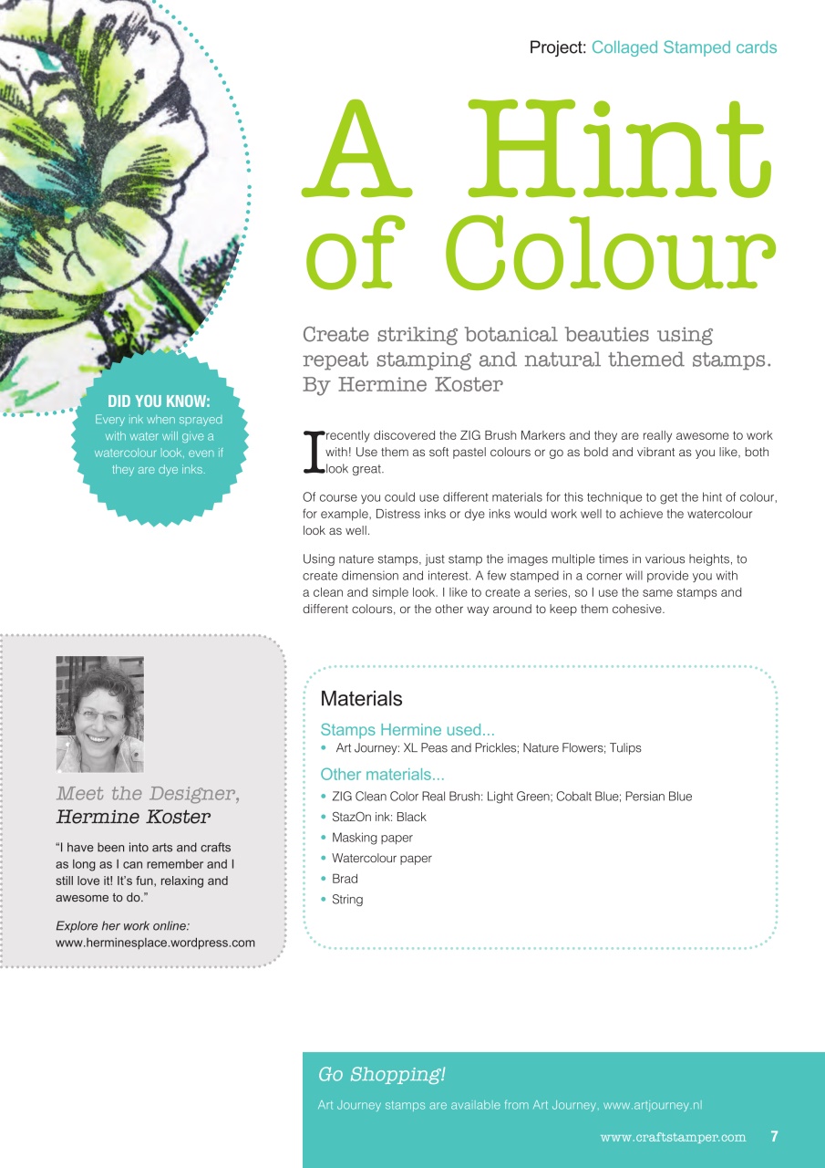 Craft Stamper Preview Pages