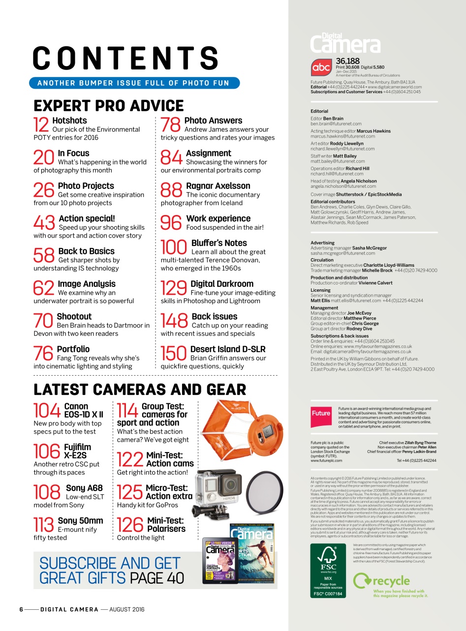 Digital Camera Magazine Preview Pages