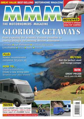 MMM magazine issue Glorious Getaways - August 2016