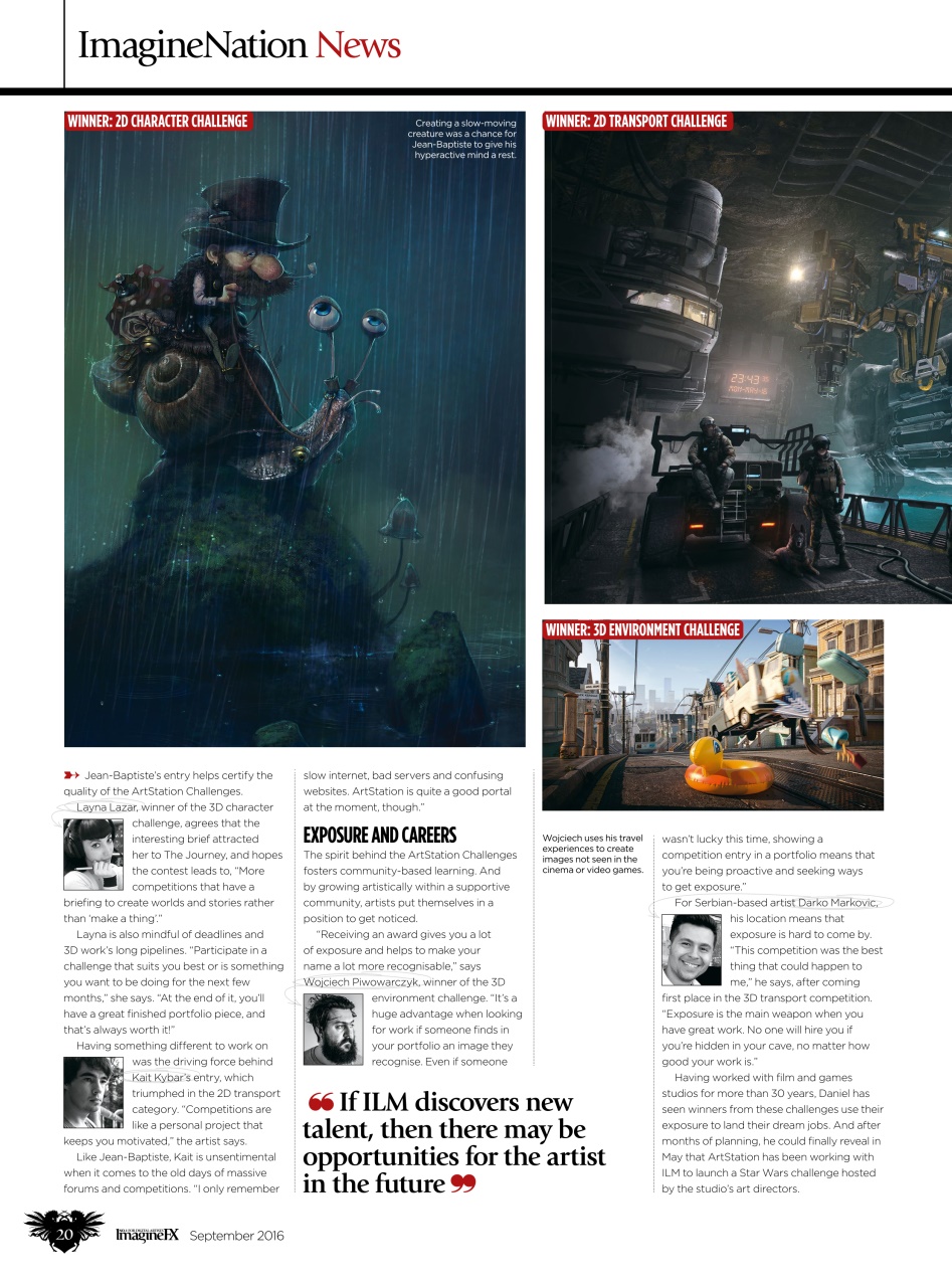 ImagineFX Preview Pages