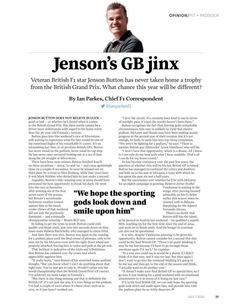 Autosport Preview Pages