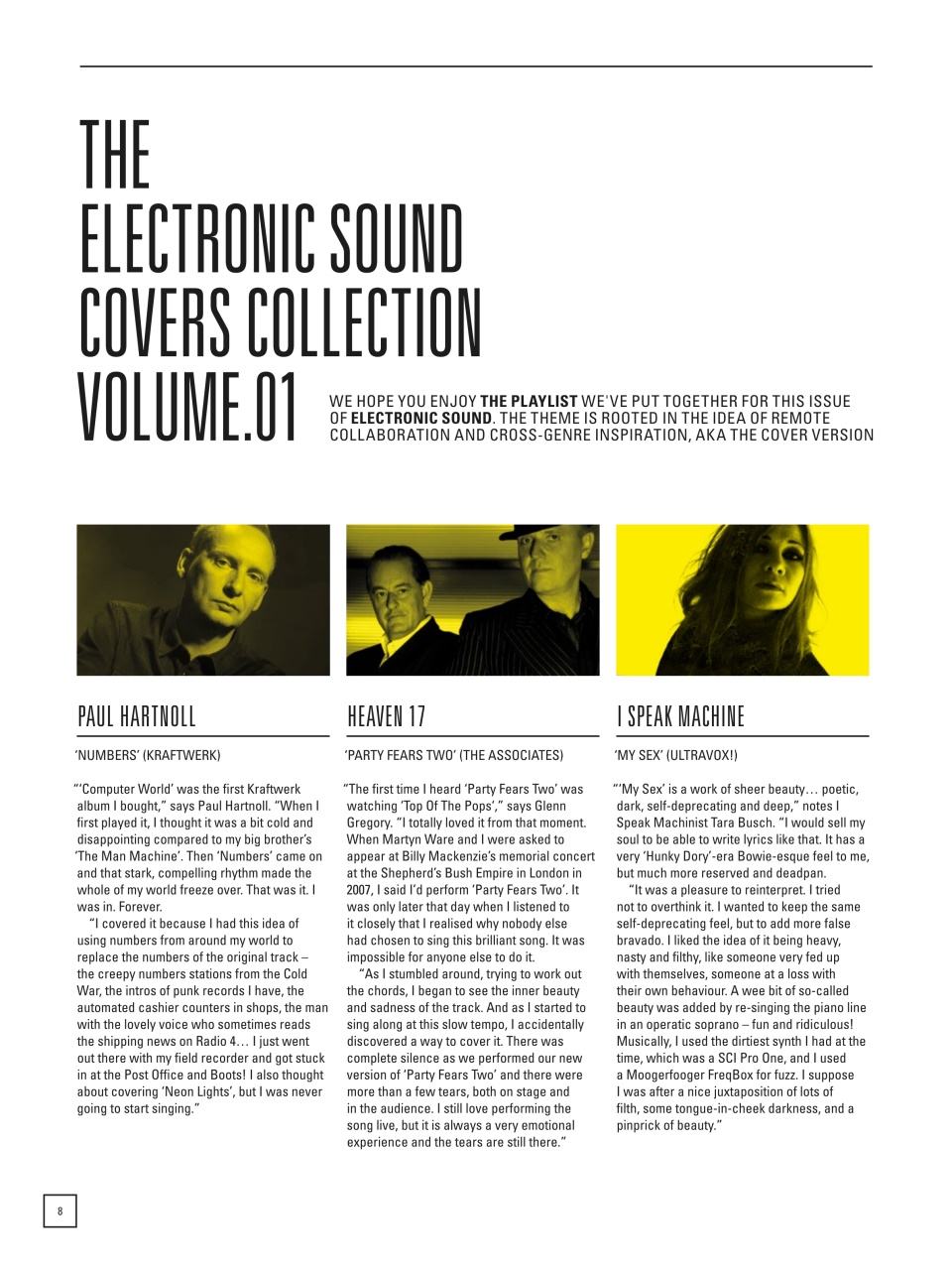 Electronic Sound Preview Pages