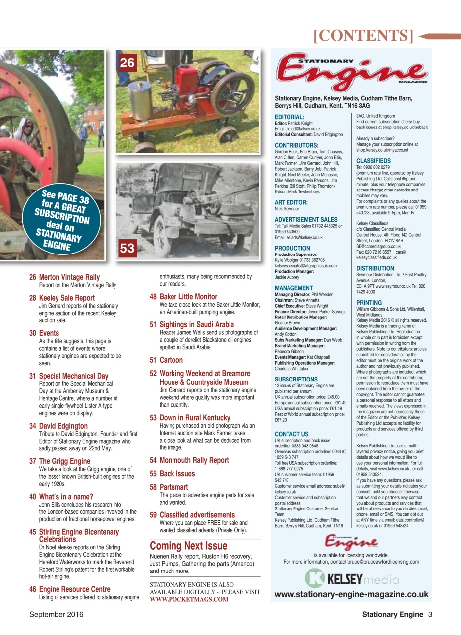 Stationary Engine Preview Pages