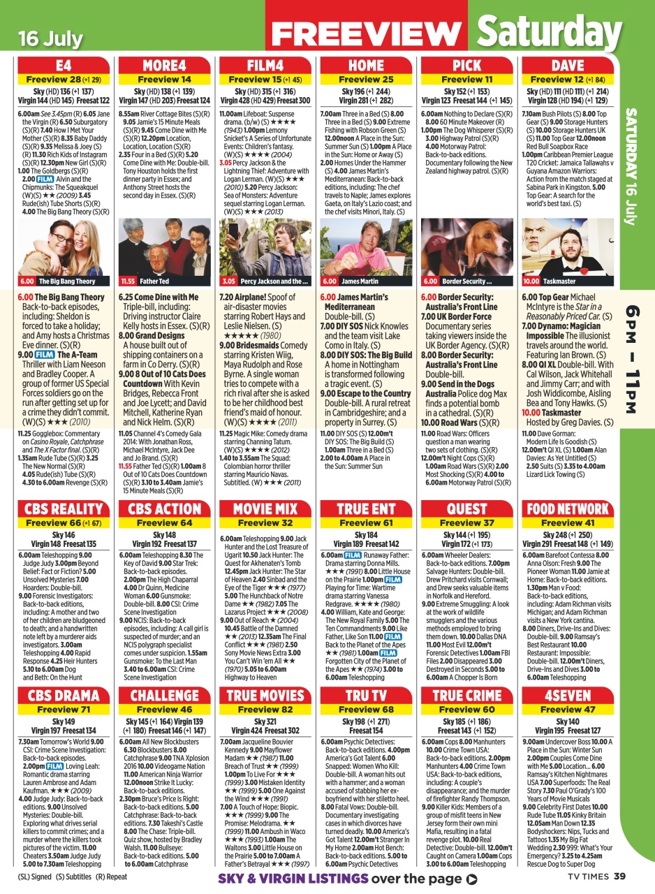 TV Times Preview Pages