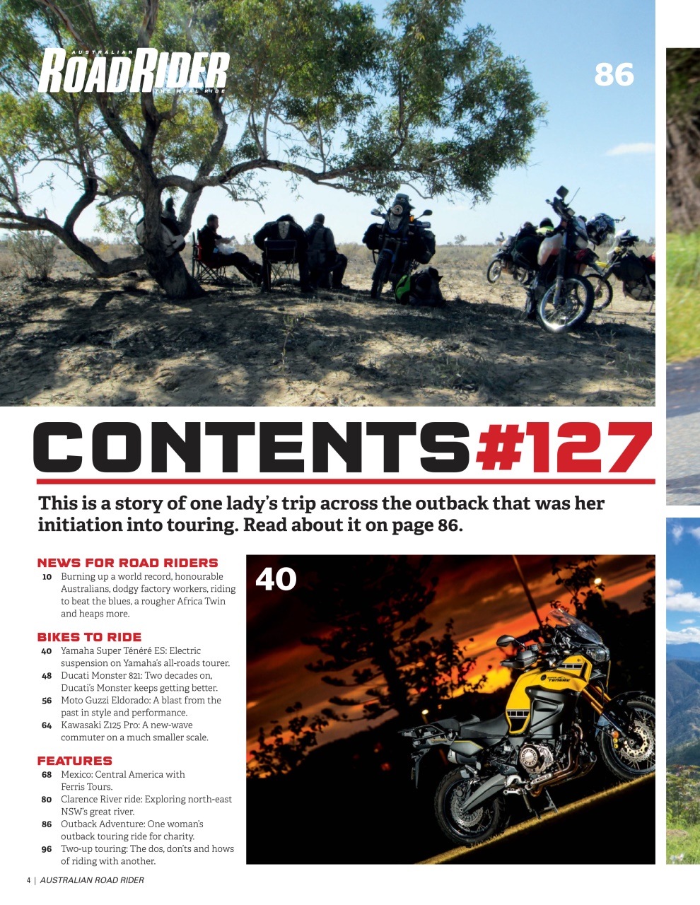 Australian Road Rider Preview Pages