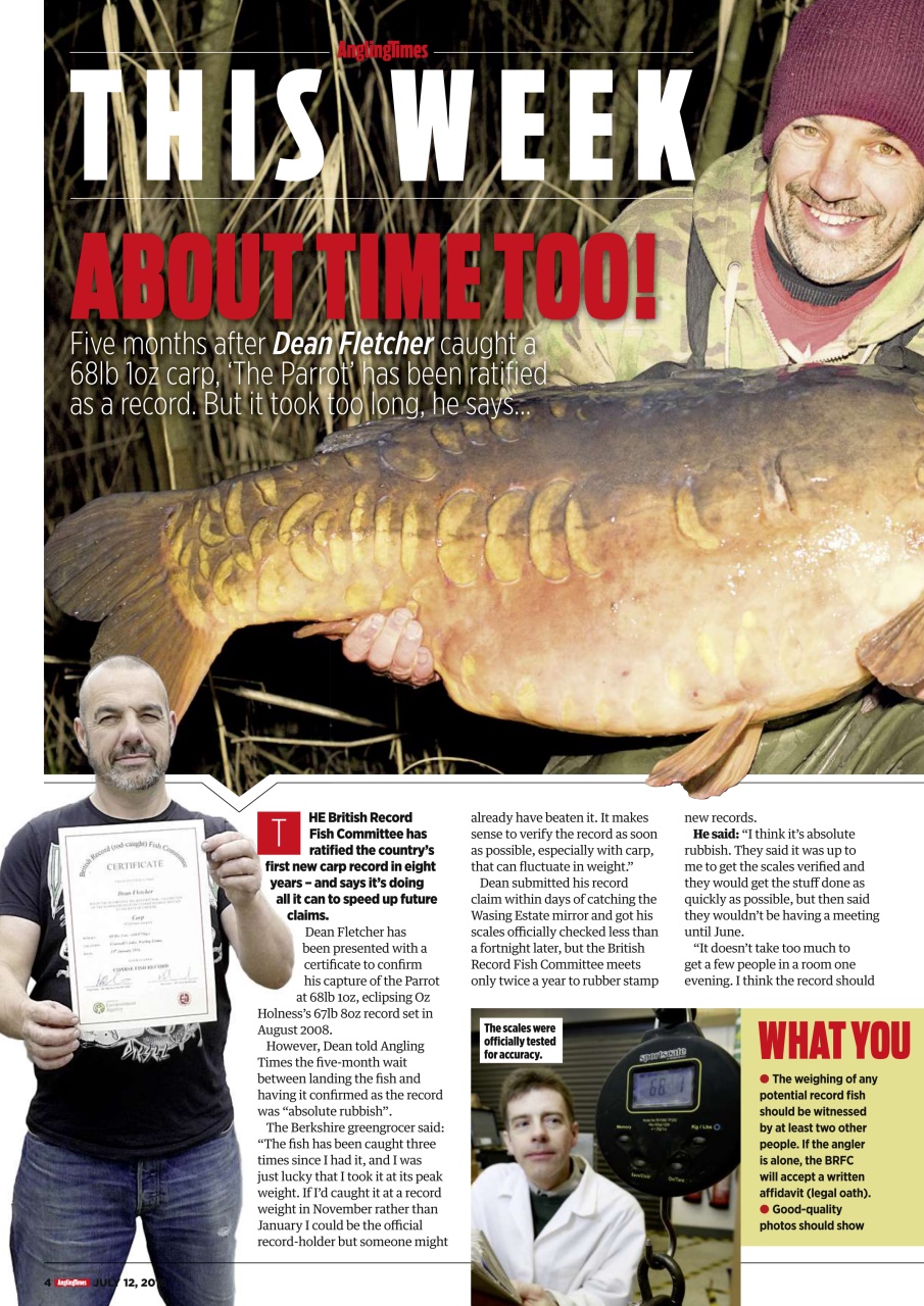 Angling Times Preview Pages