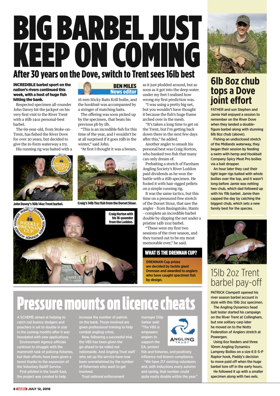 Angling Times Preview Pages