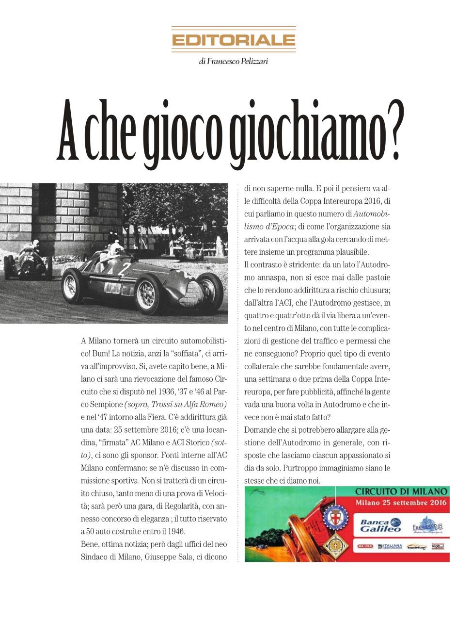 Automobilismo d'Epoca Preview Pages