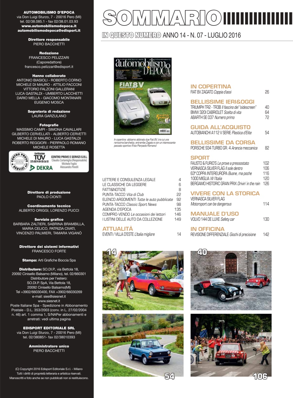 Automobilismo d'Epoca Preview Pages