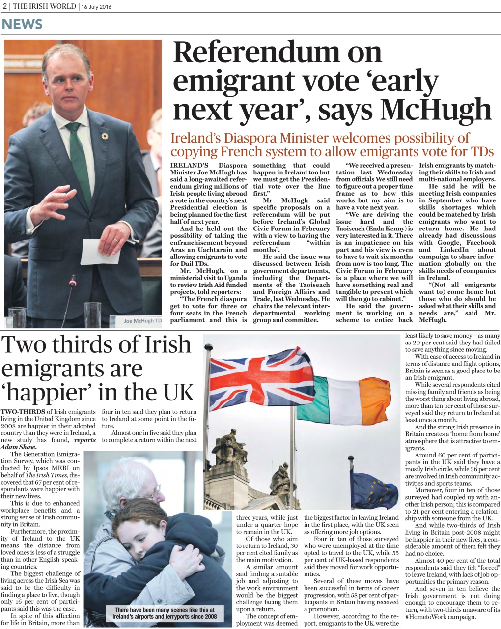 Irish World Preview Pages