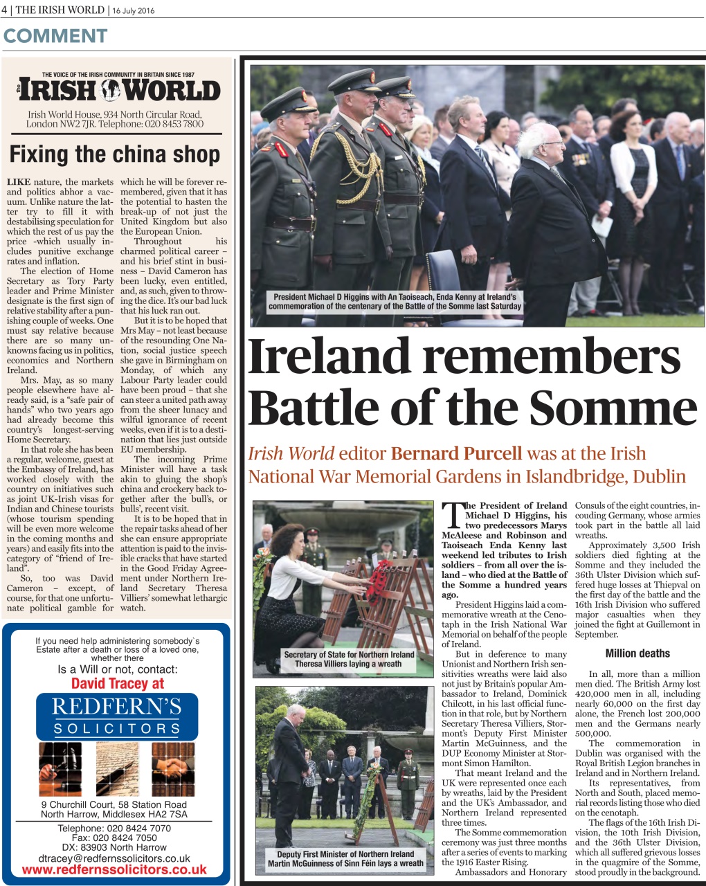 Irish World Preview Pages