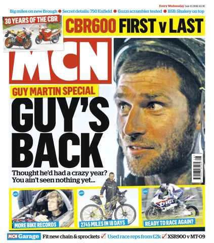 MCN issue 13th July 2106