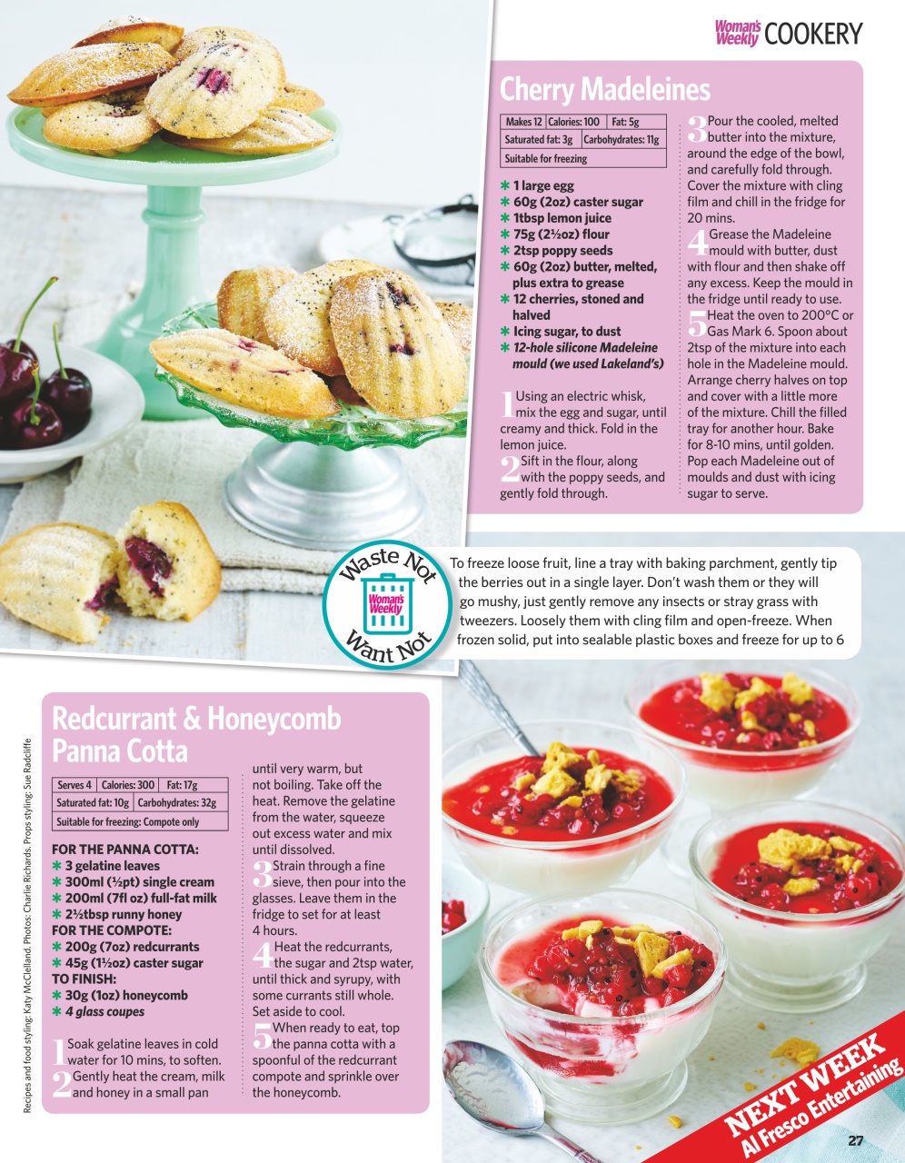 Woman's Weekly Preview Pages