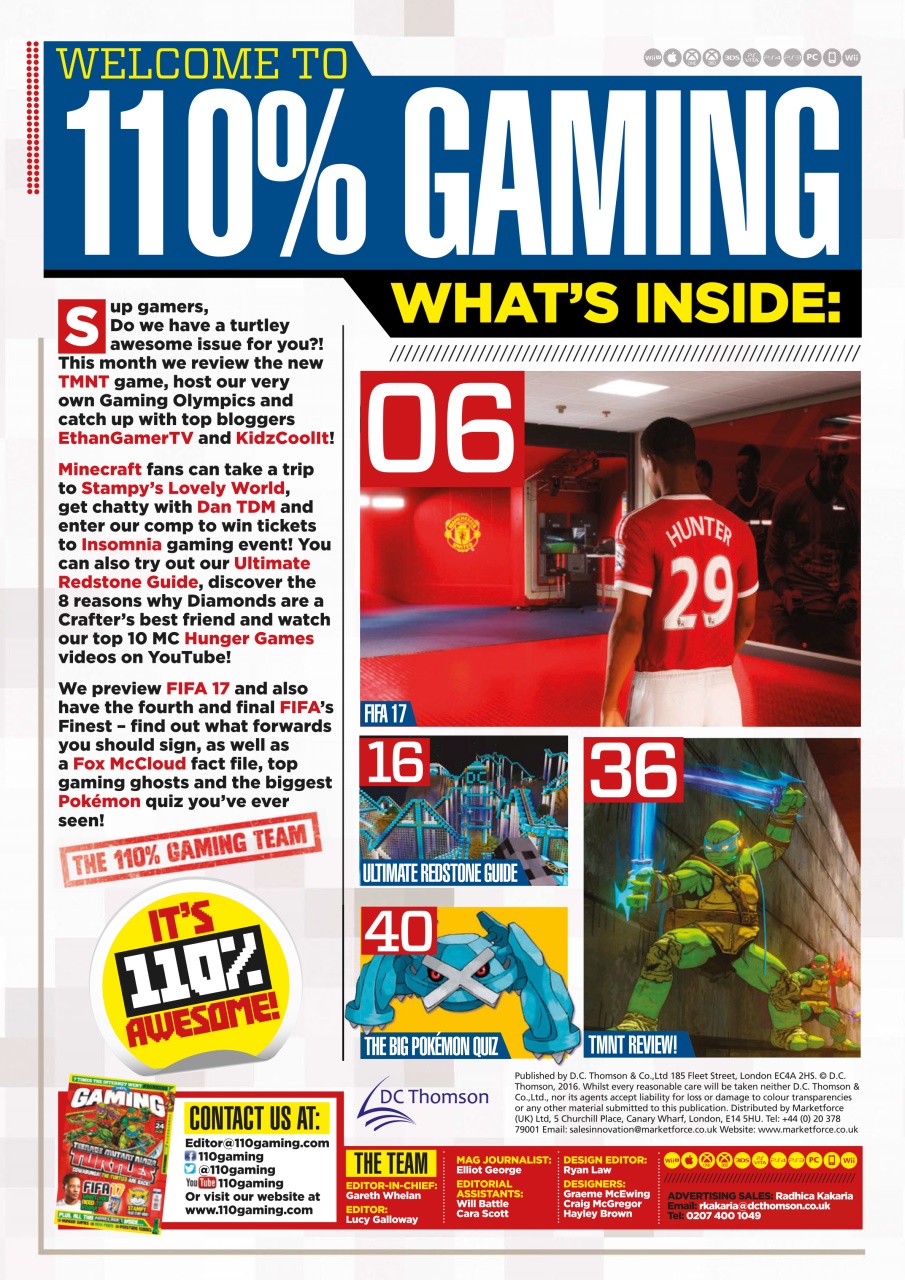110% Gaming Preview Pages