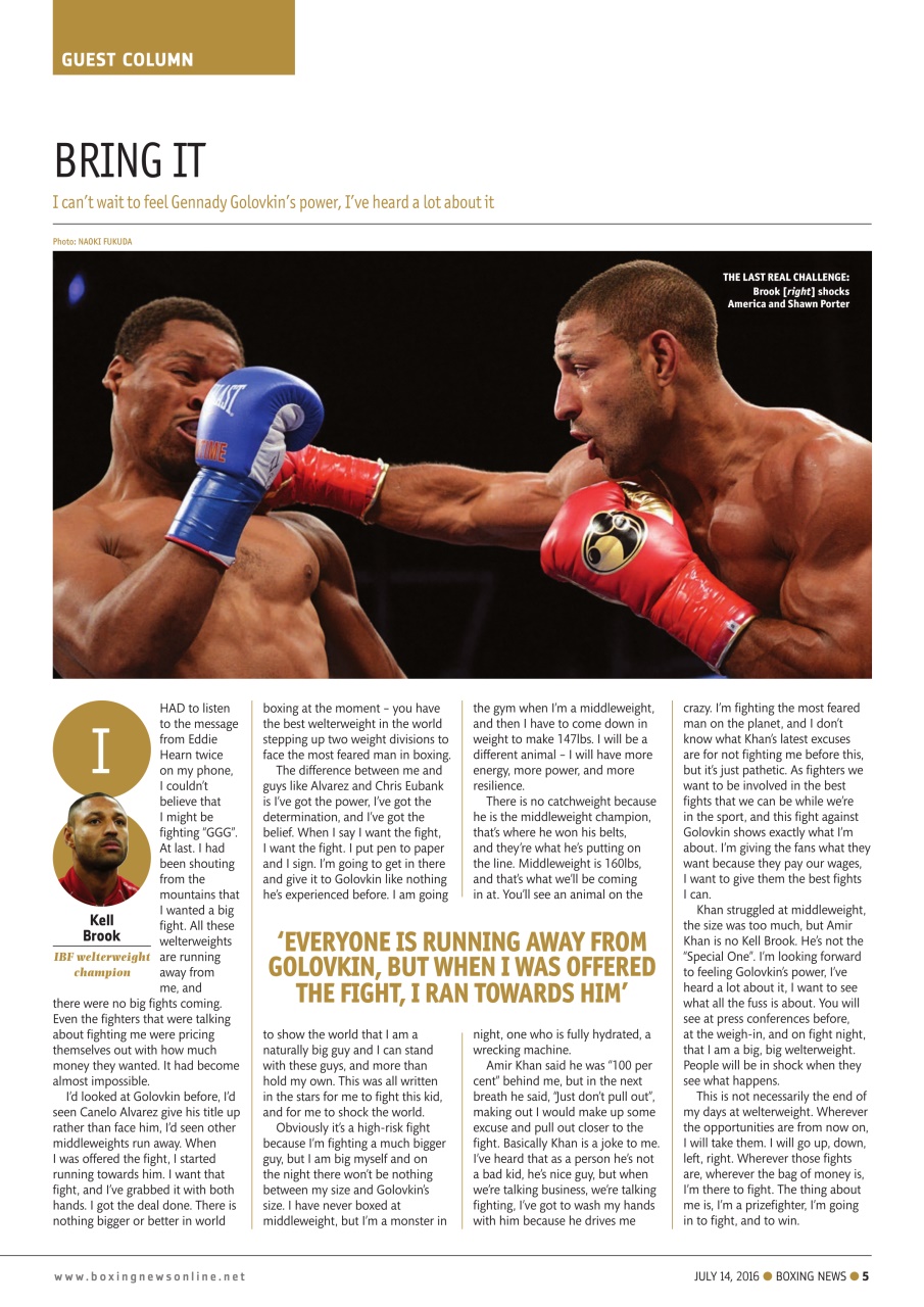 Boxing News Preview Pages