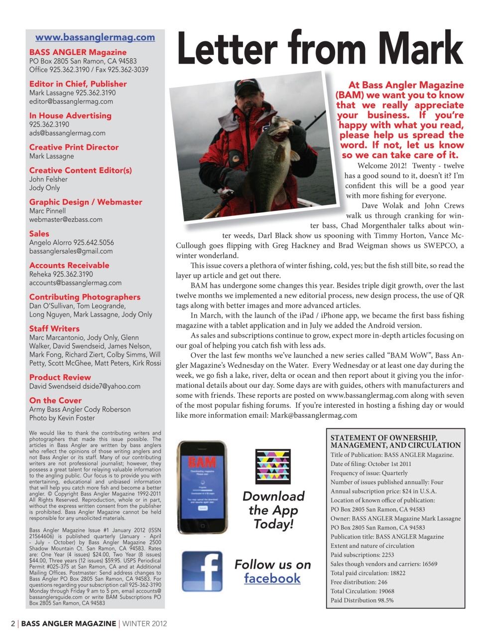 BASS ANGLER MAGAZINE Preview Pages