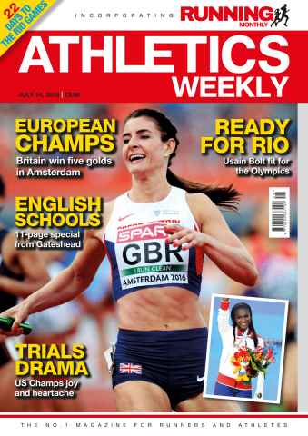 AW – Athletics Weekly Magazine issue 14/07/2016