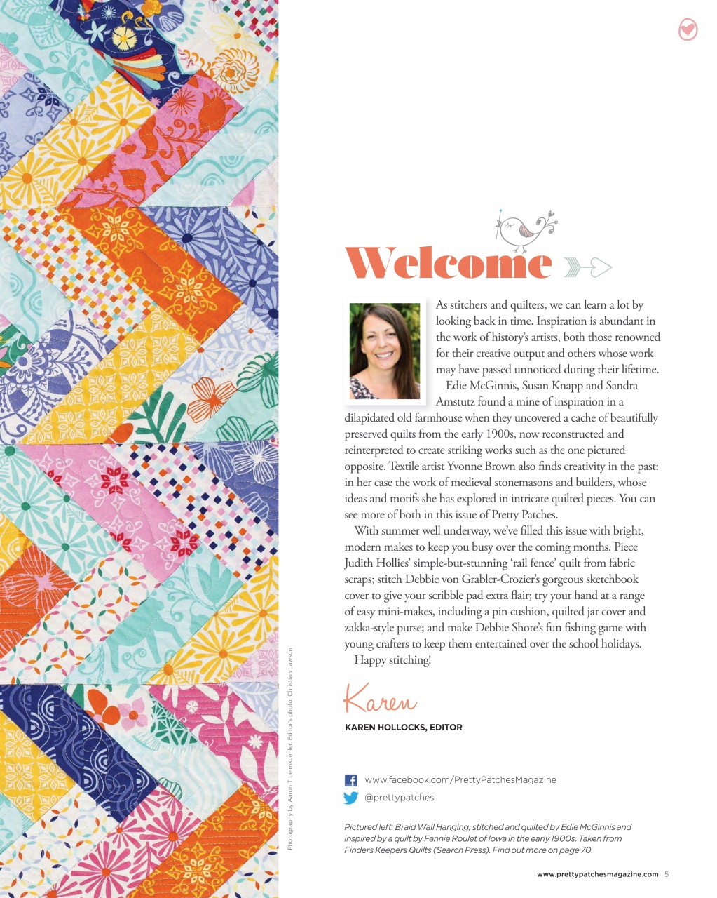 Pretty Patches Magazine Preview Pages