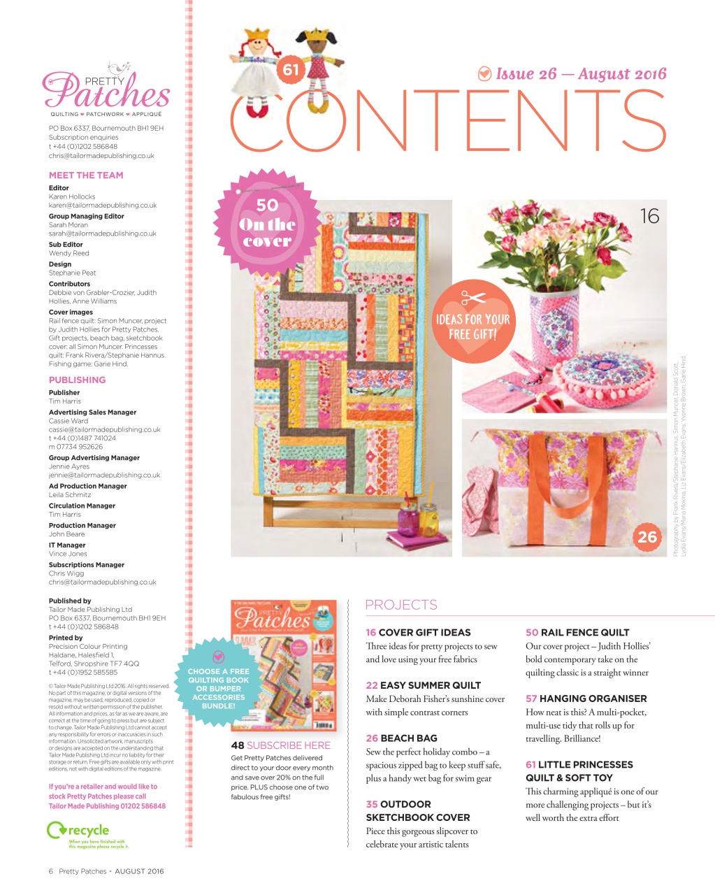 Pretty Patches Magazine Preview Pages