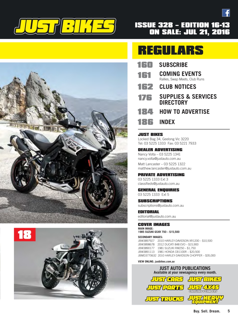 JUST BIKES Preview Pages