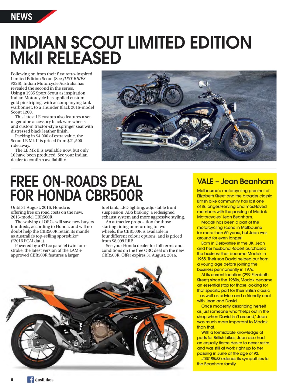 JUST BIKES Preview Pages