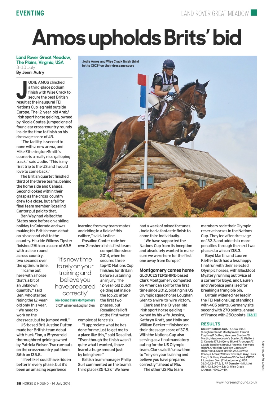 Horse & Hound Preview Pages