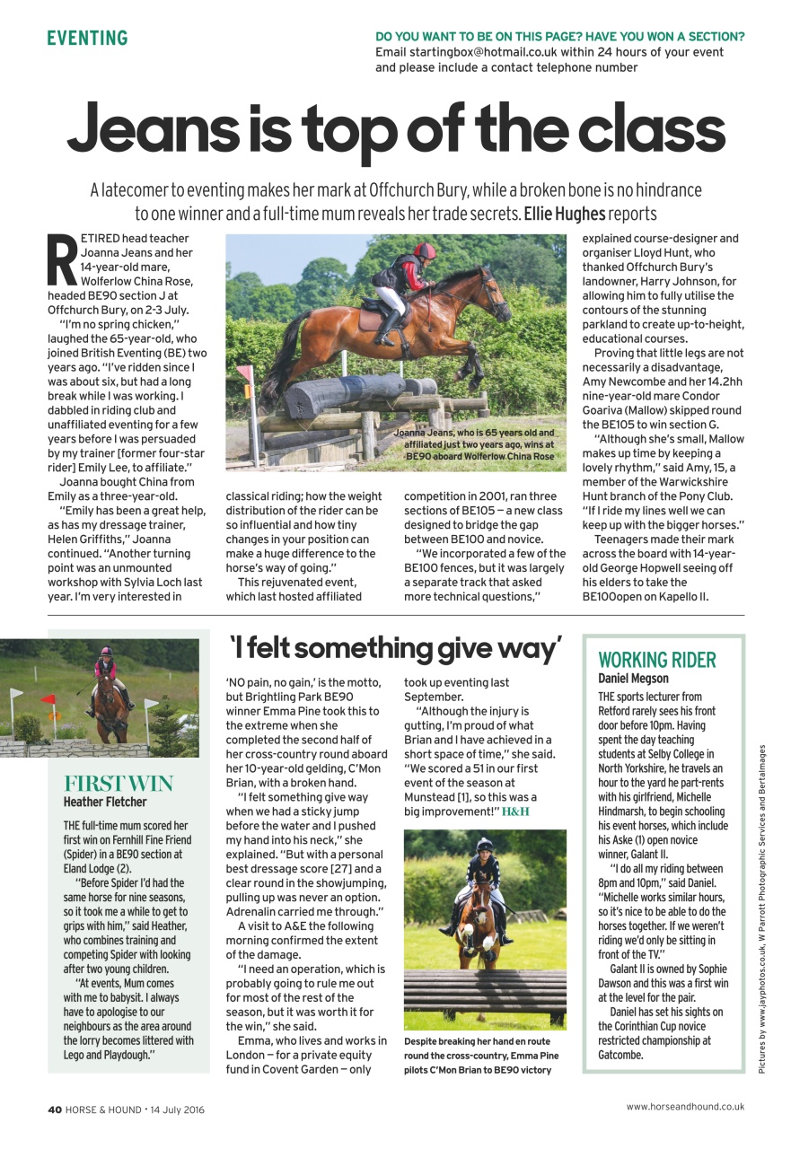 Horse & Hound Preview Pages