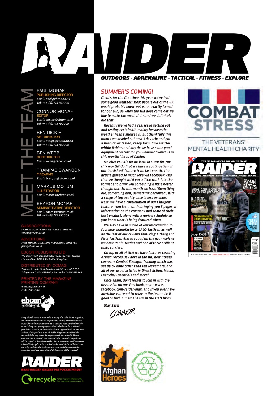 Raider Preview Pages