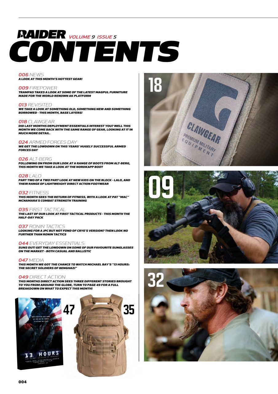 Raider Preview Pages