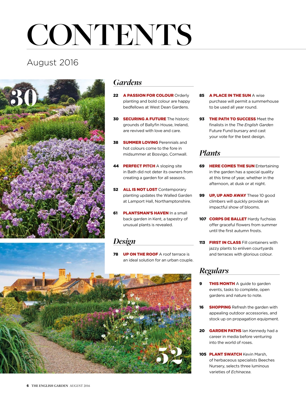 The English Garden Preview Pages