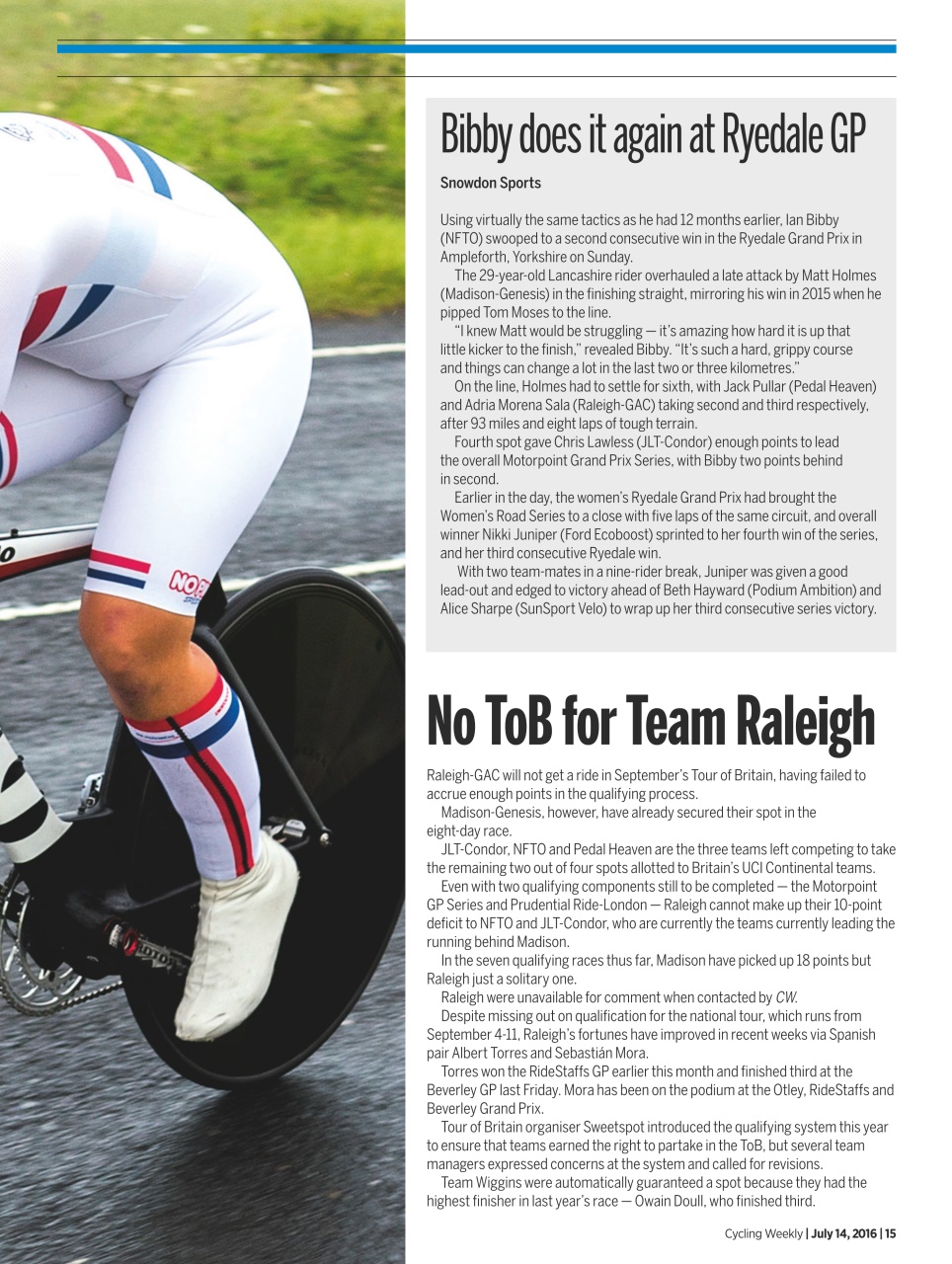 Cycling Weekly Preview Pages