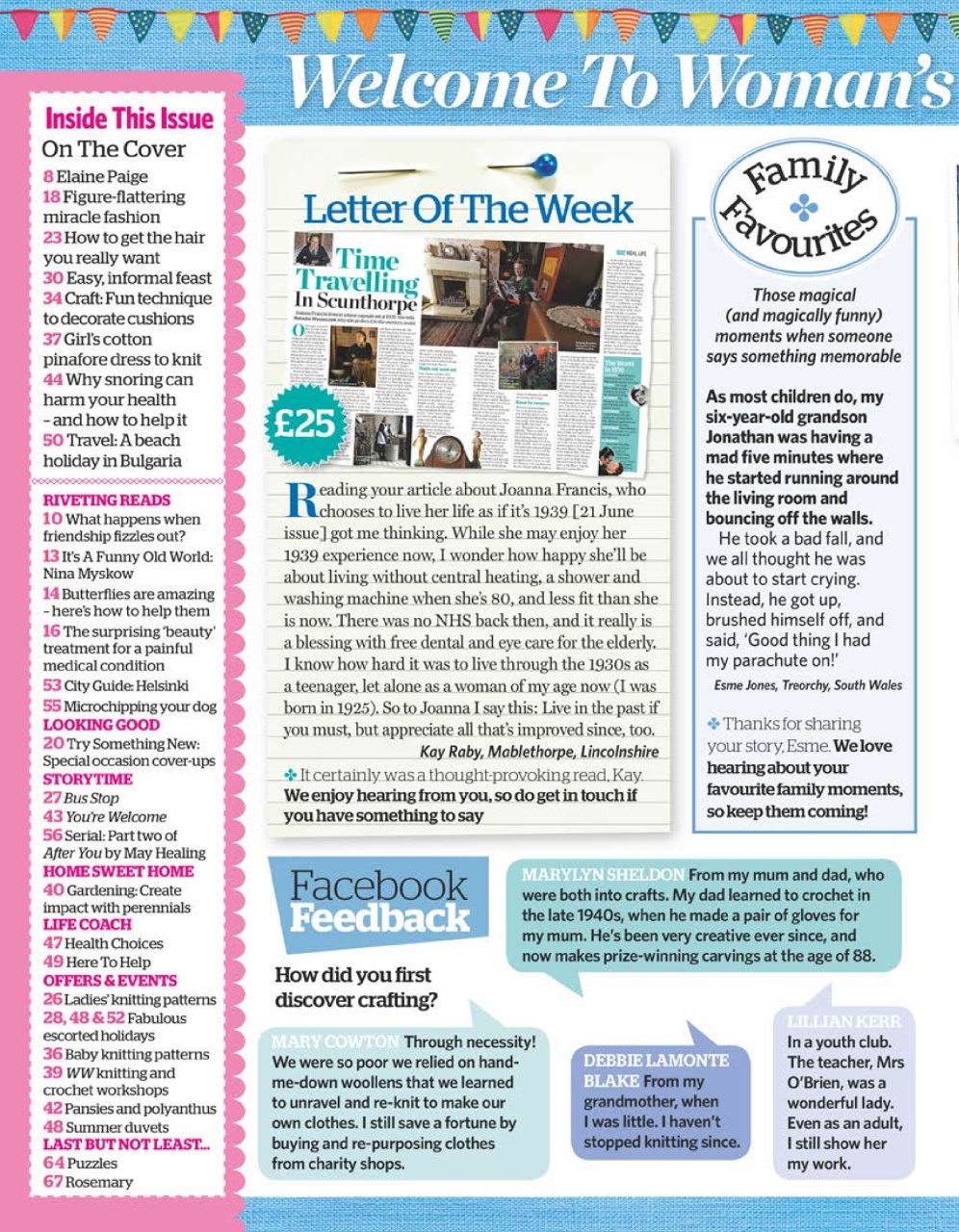 Woman's Weekly Preview Pages