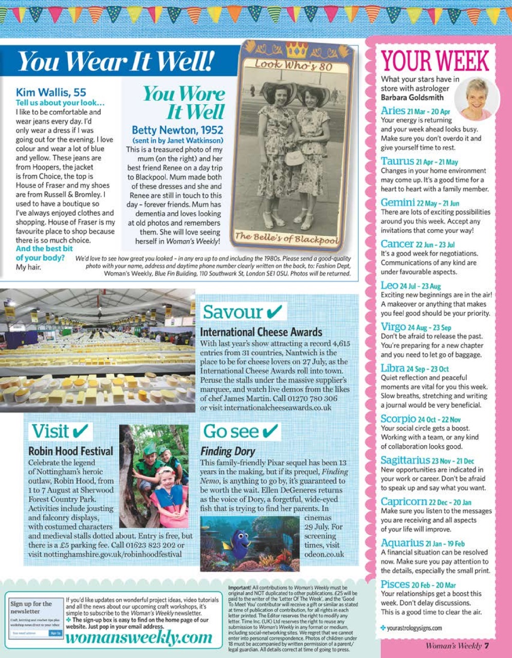 Woman's Weekly Preview Pages