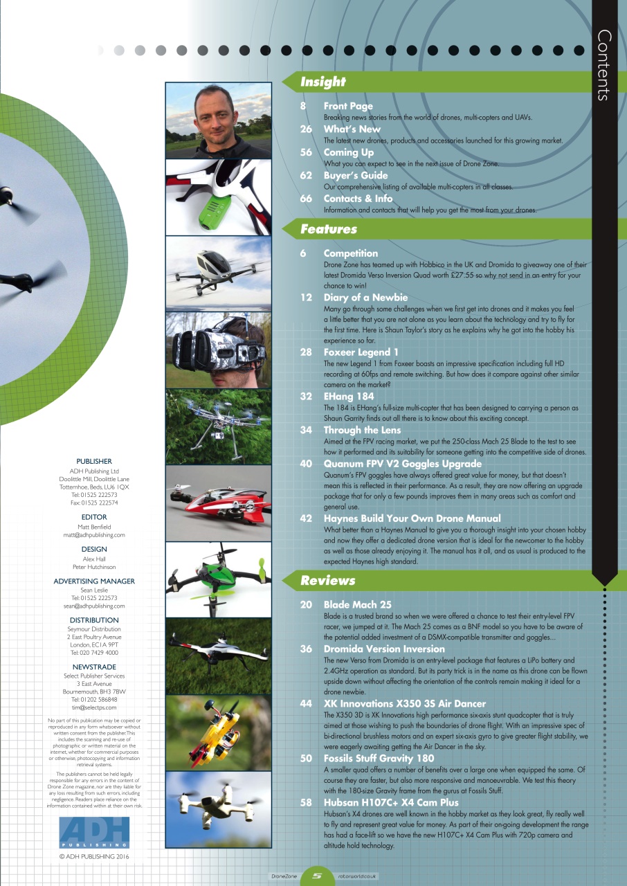 Radio Control DroneZone Preview Pages