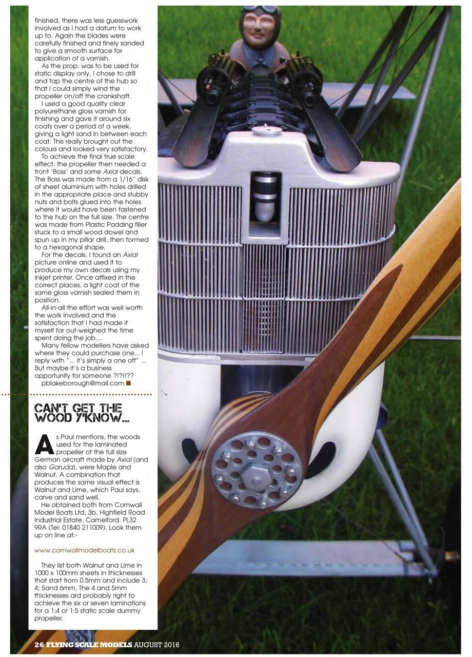 Flying Scale Models Preview Pages