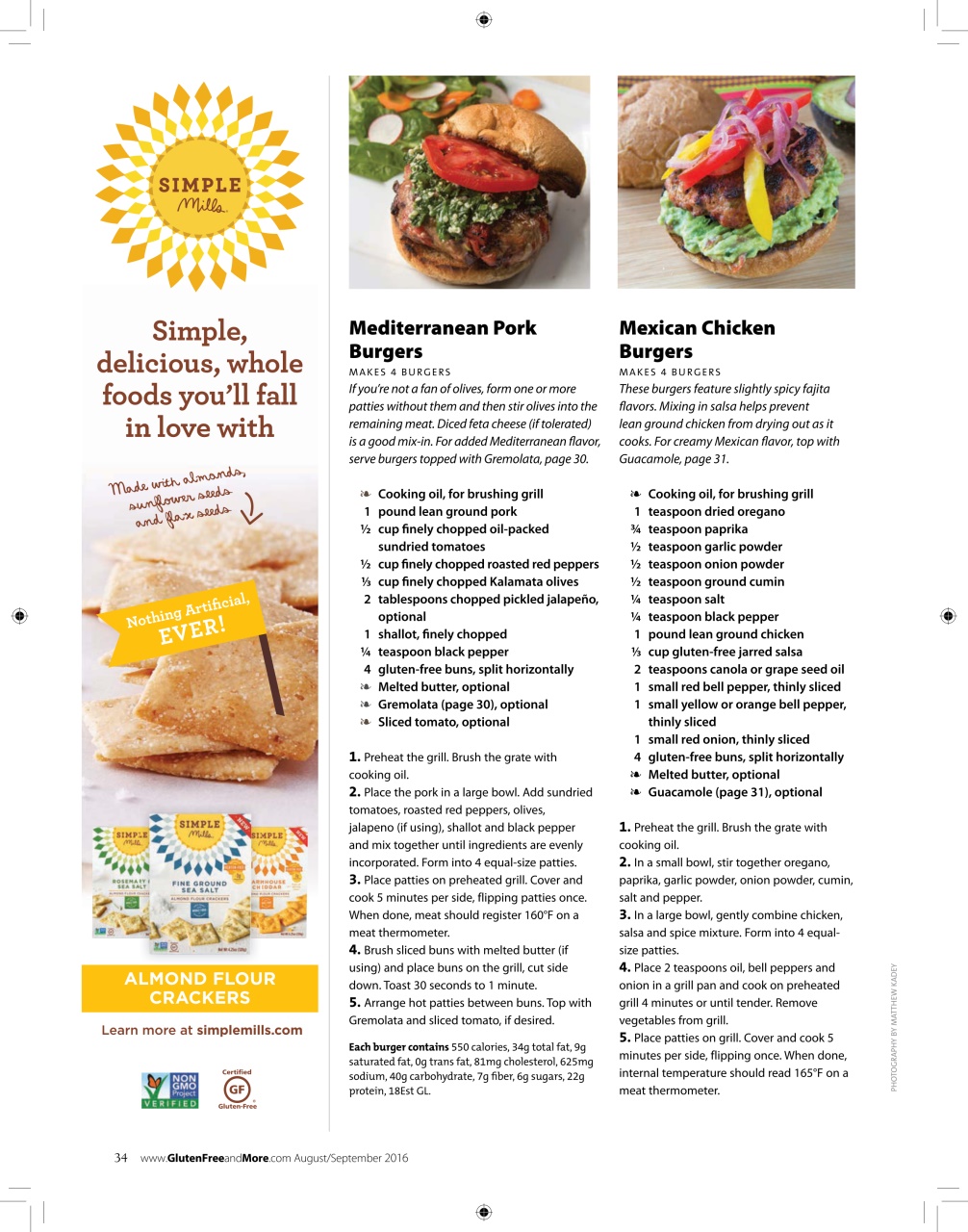 Gluten Free & More Preview Pages