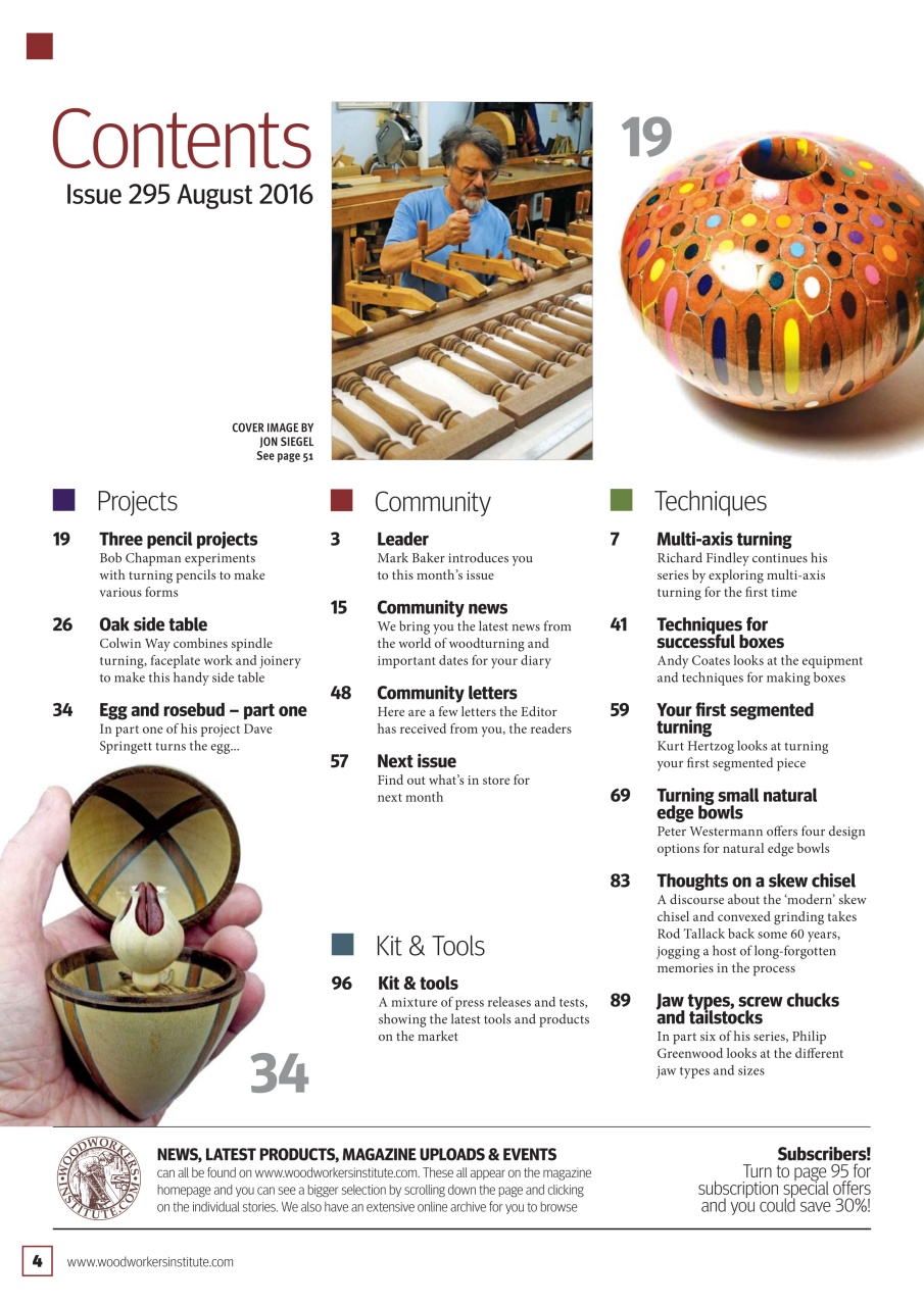 Woodturning Preview Pages