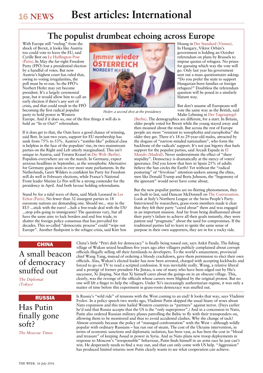 The Week Preview Pages