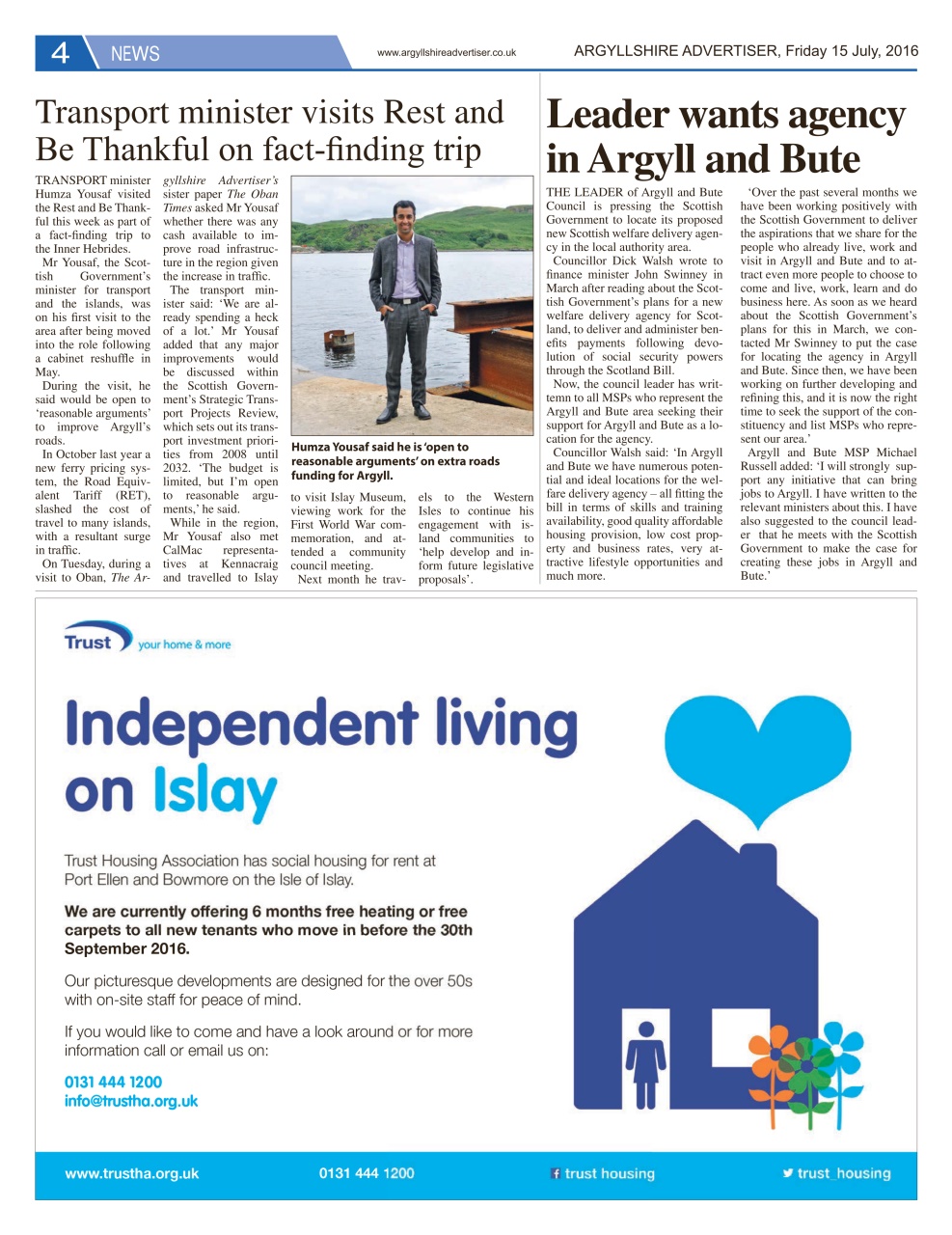 Argyllshire Advertiser Preview Pages