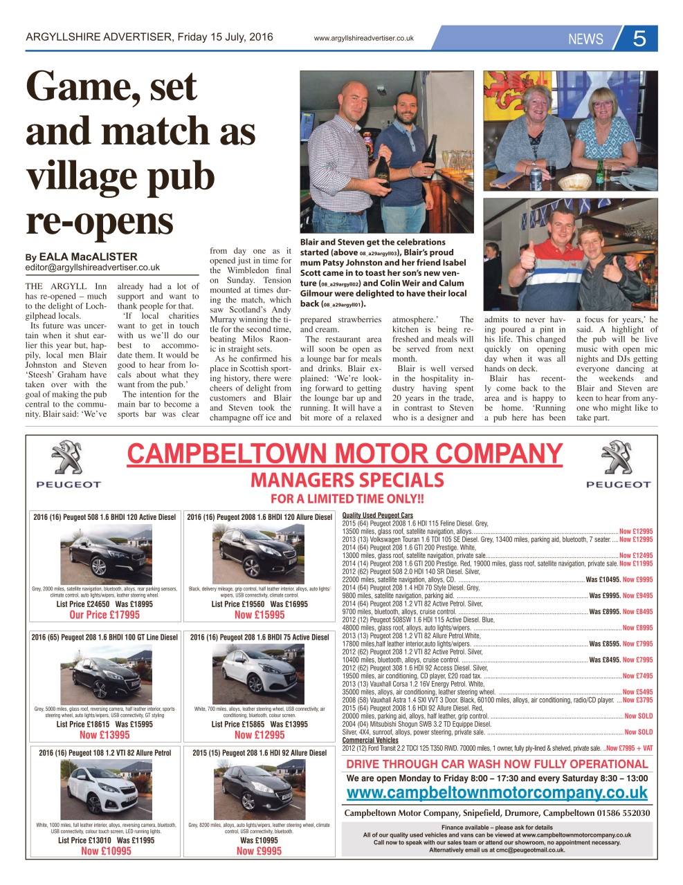 Argyllshire Advertiser Preview Pages