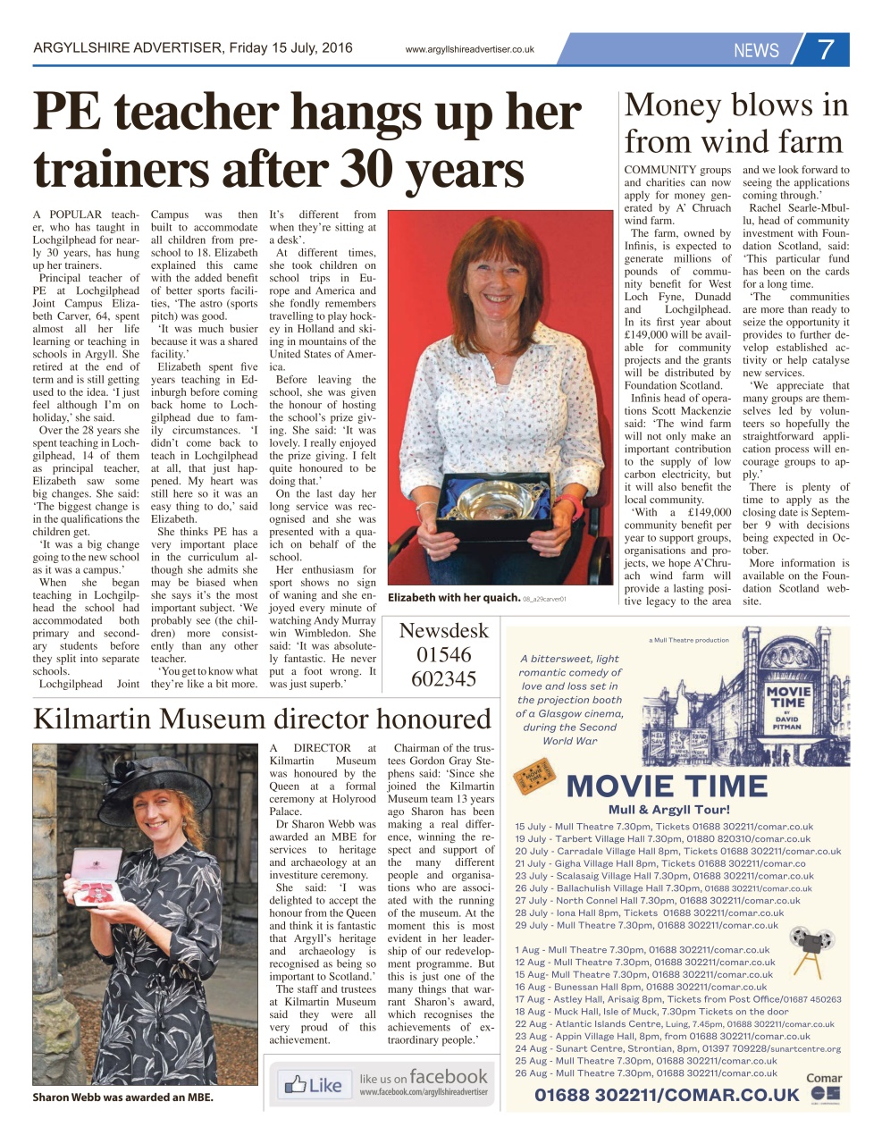 Argyllshire Advertiser Preview Pages