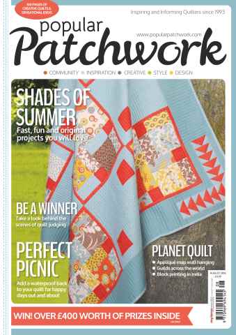Popular Patchwork Magazine issue Aug-16
