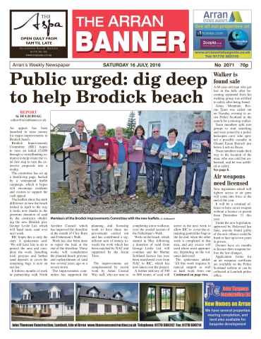 Arran Banner issue 16th July 2016